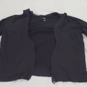 Zip-up hoodie, St. John's Bay, XL, black